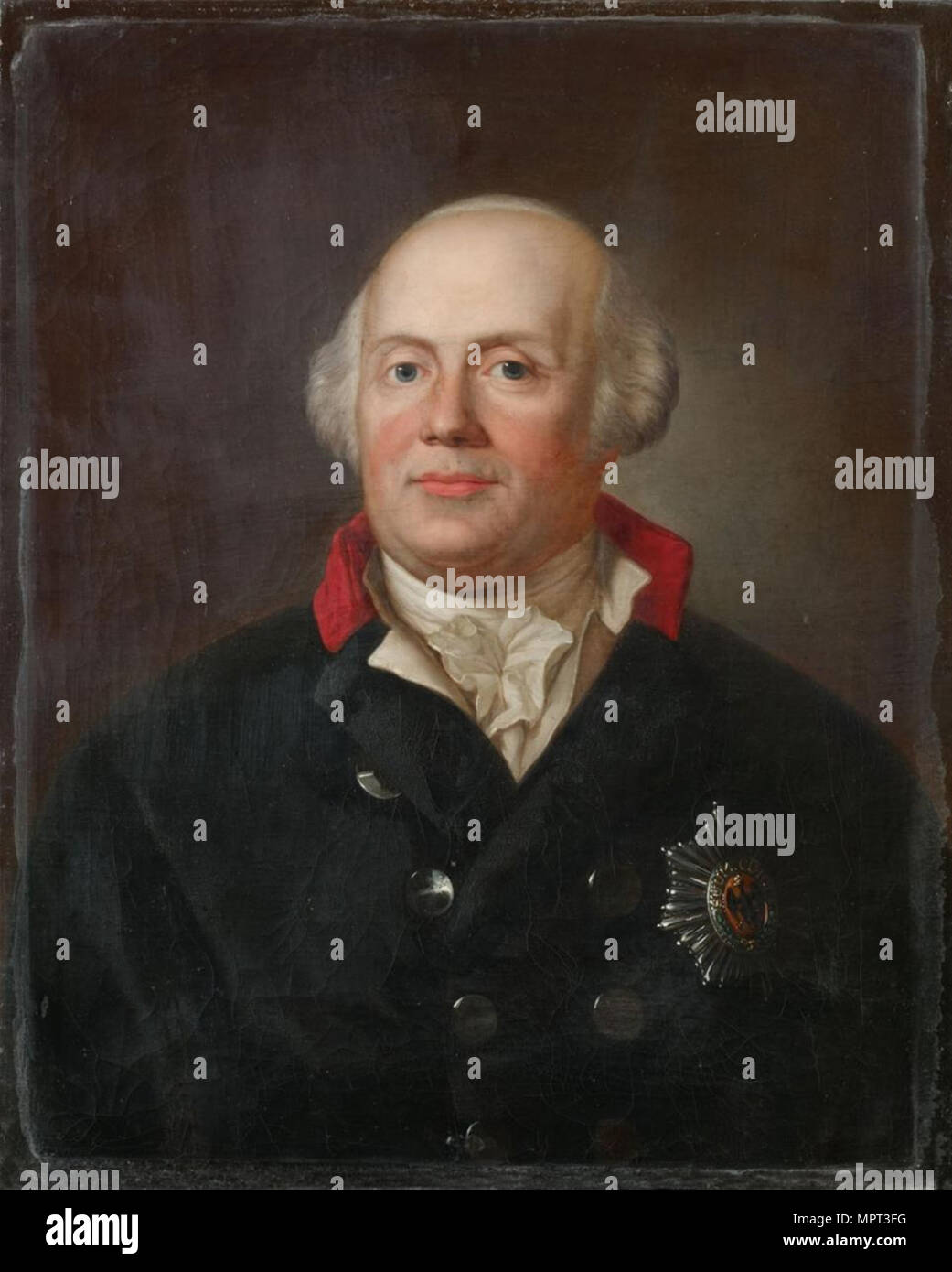 Porträt von Friedrich Wilhelm II. von Preußen (1744-1797). Stockfoto