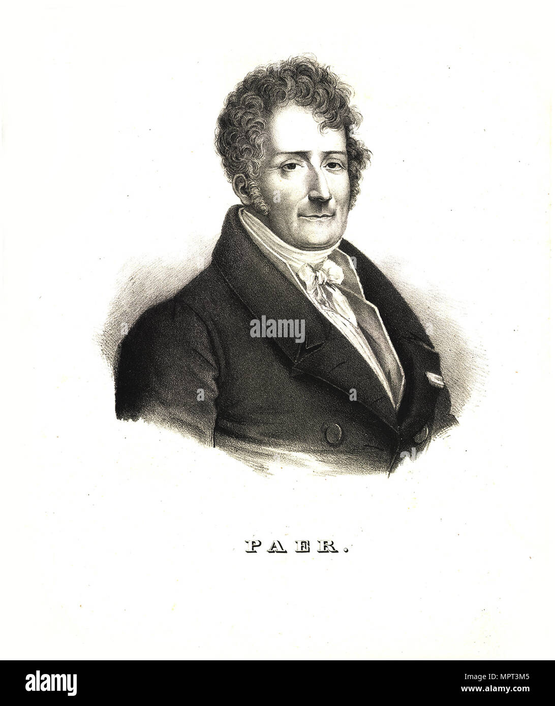 Portrait von Ferdinando Notausgangstüren (1771-1839), C. 1830. Stockfoto