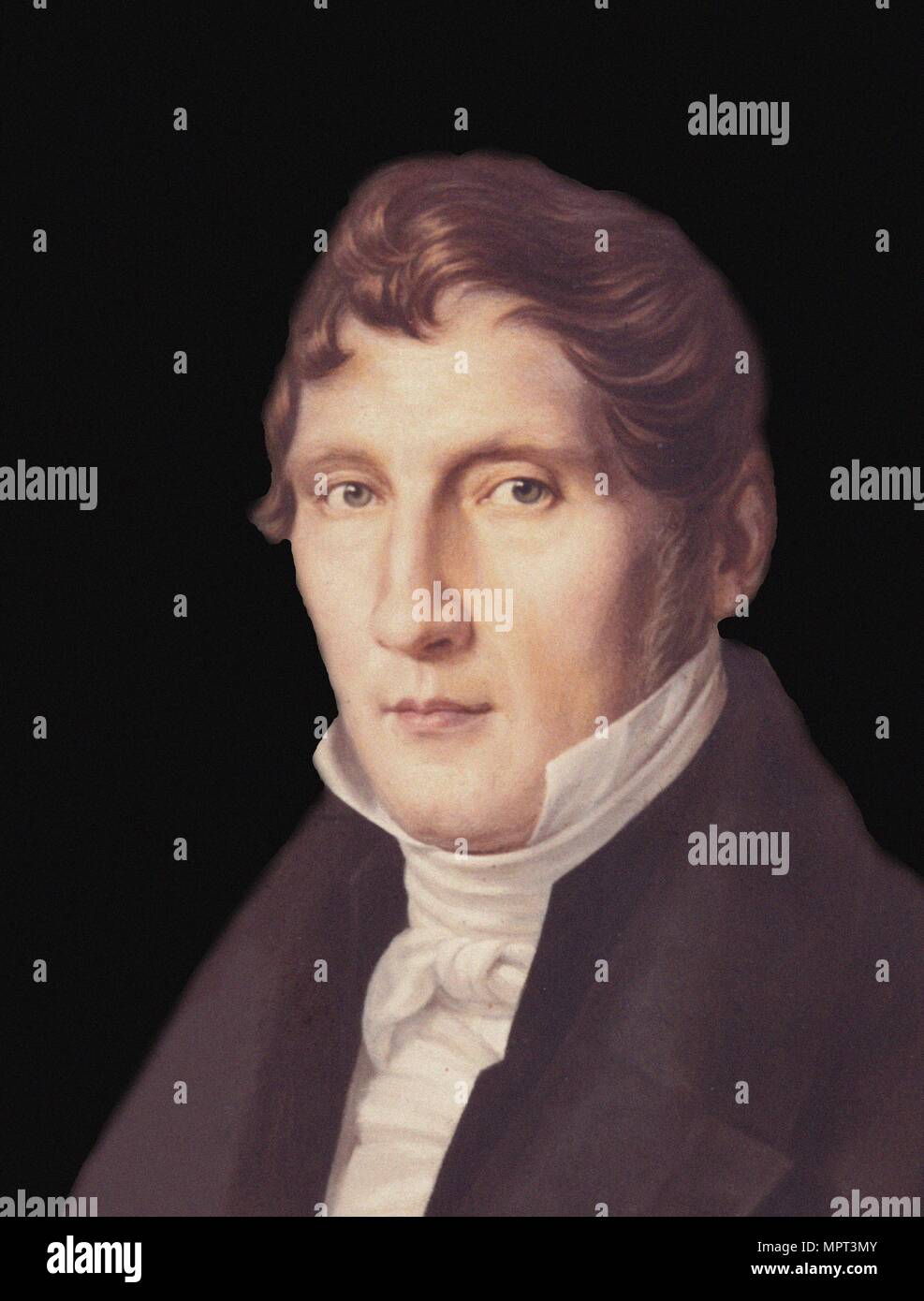 Porträt von Louis Spohr (1784-1859). Stockfoto