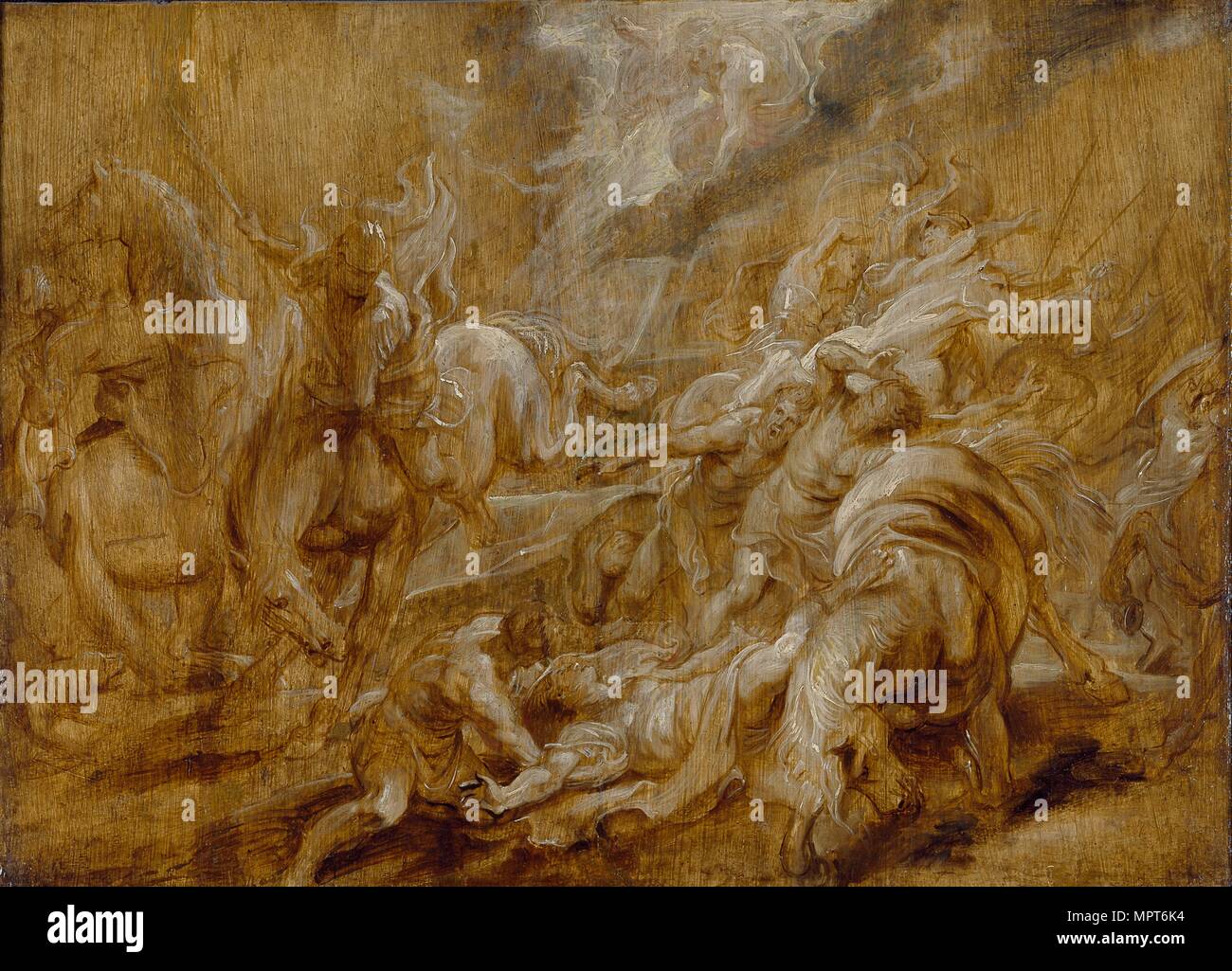 Die Bekehrung des hl. Paulus, c 1616-1620. Artist: Peter Paul Rubens. Stockfoto