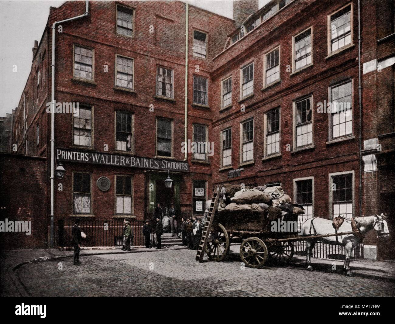 Dr. Johnson House, City of London, 1900 (1911). : Künstleragentur bildhaft. Stockfoto