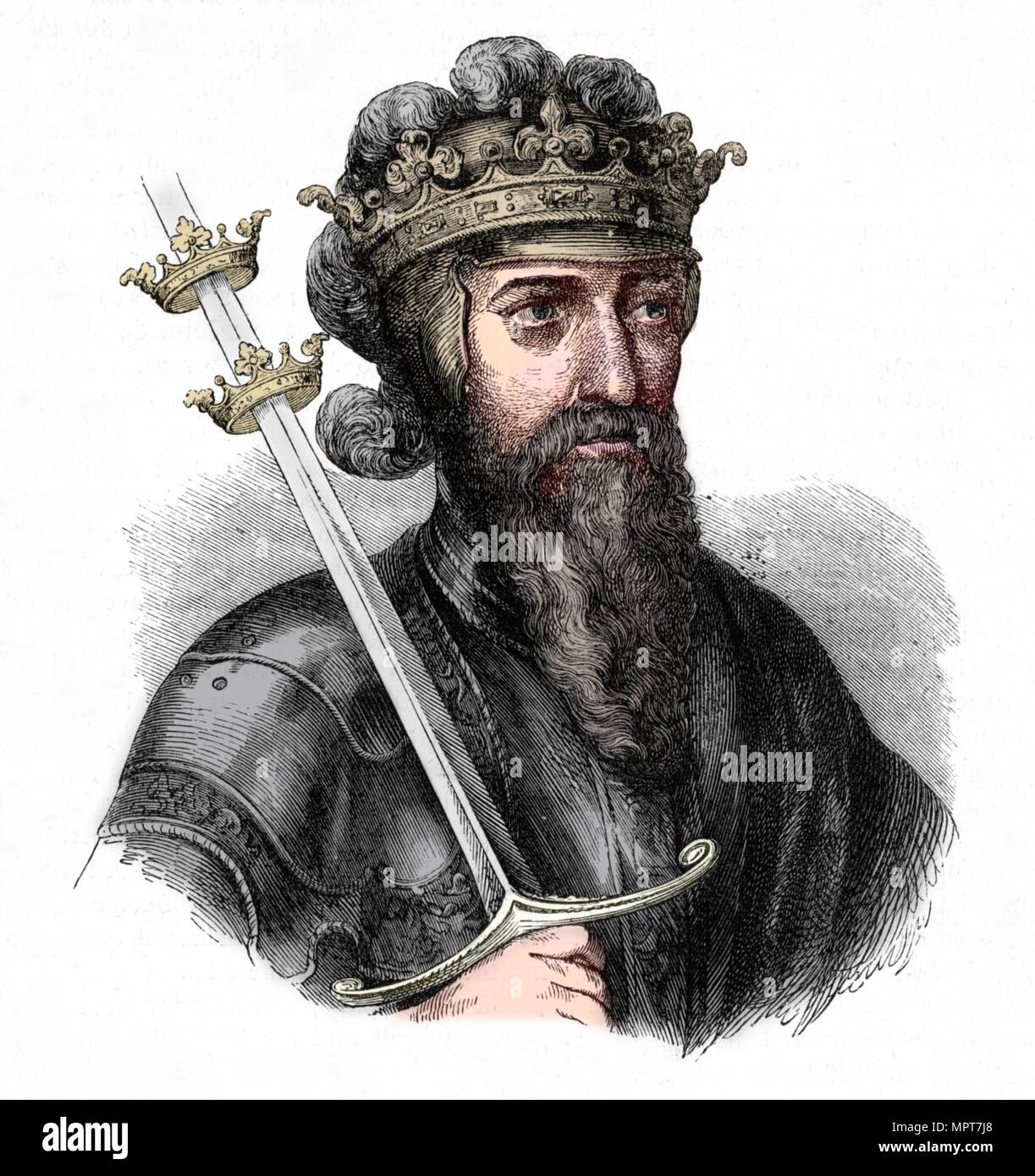 'Edward III', c 1880. Artist: Unbekannt. Stockfoto