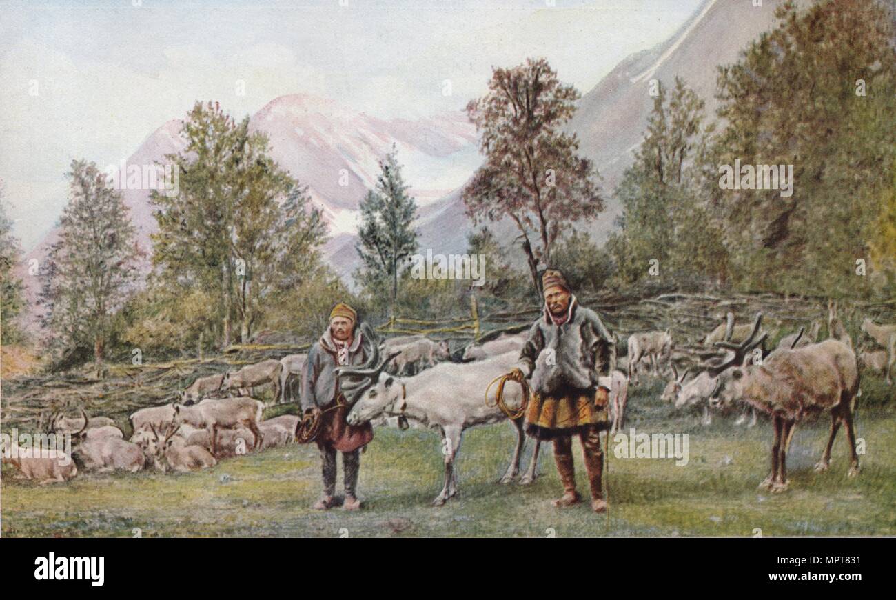 "Norwegen", c 1930. Artist: SJ Beckett. Stockfoto