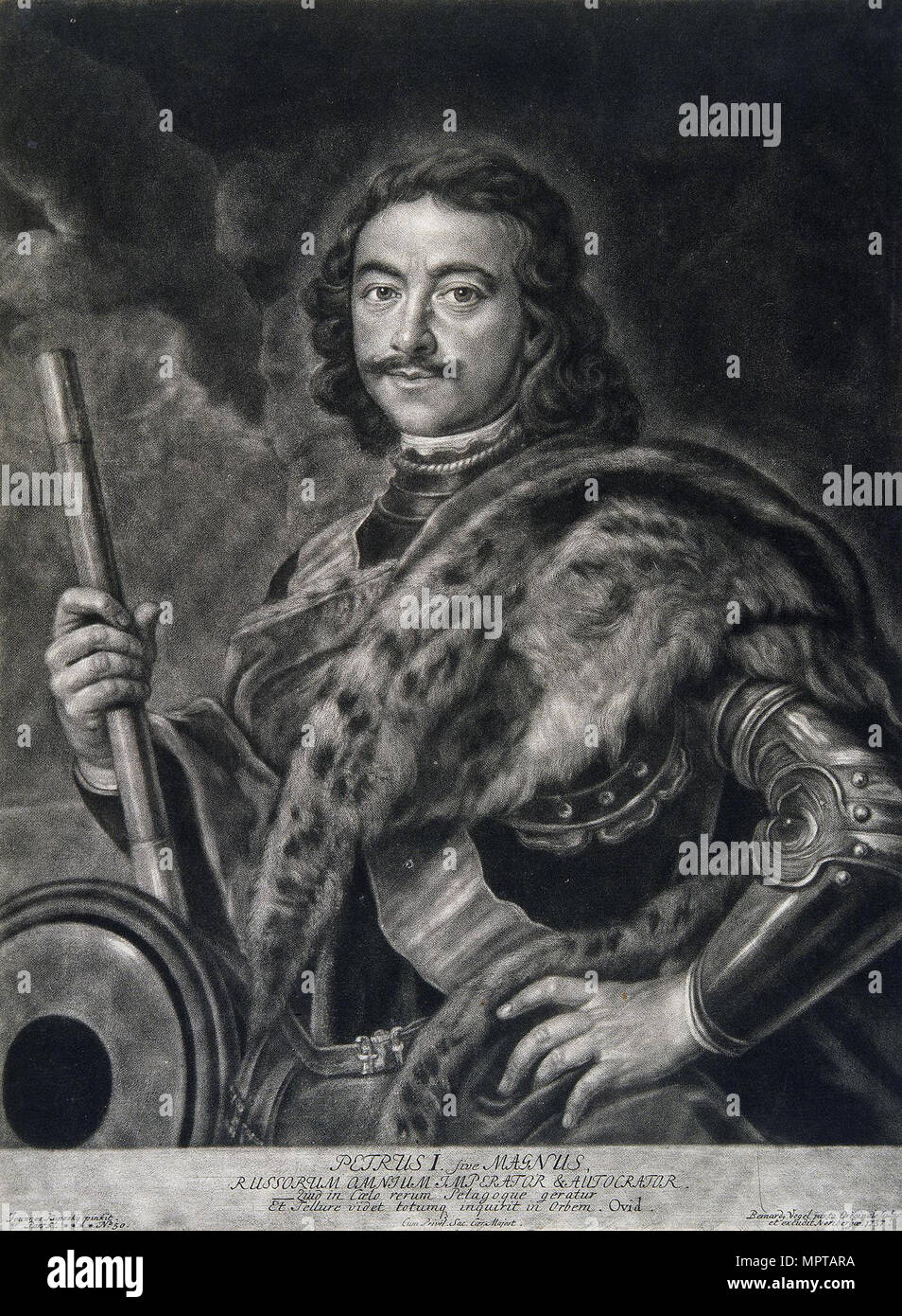 Portrait von Kaiser Peter I. der Große (16721725 Stockfotografie Alamy