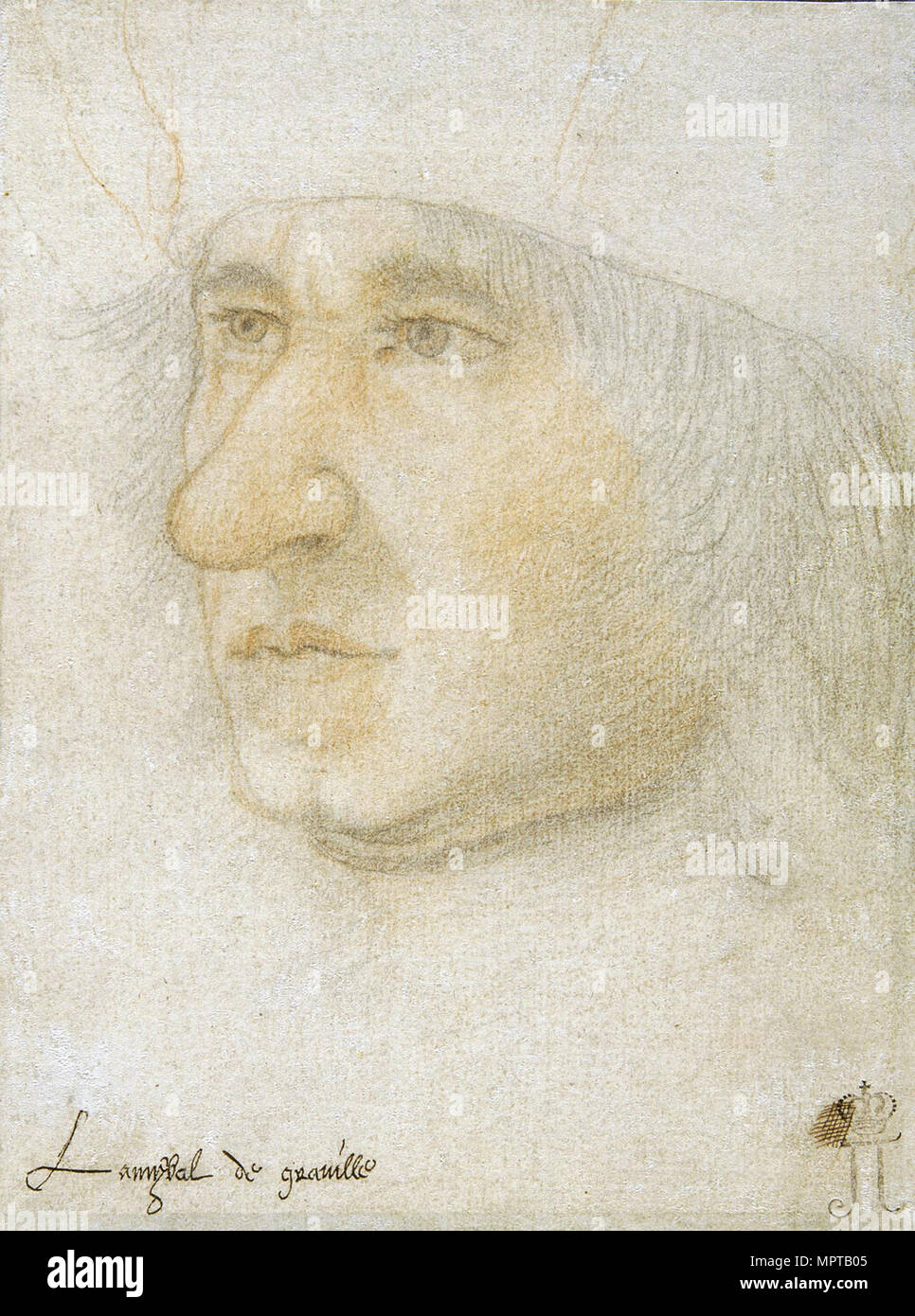 Portrait von Louis Malet de Graville (1438-1516), Admiral von Frankreich. Stockfoto