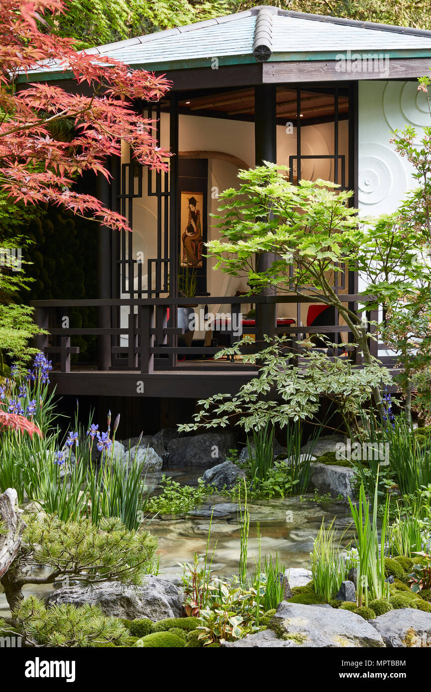 NIWA die Gastfreundschaft Garten Chelsea 2018 Stockfoto
