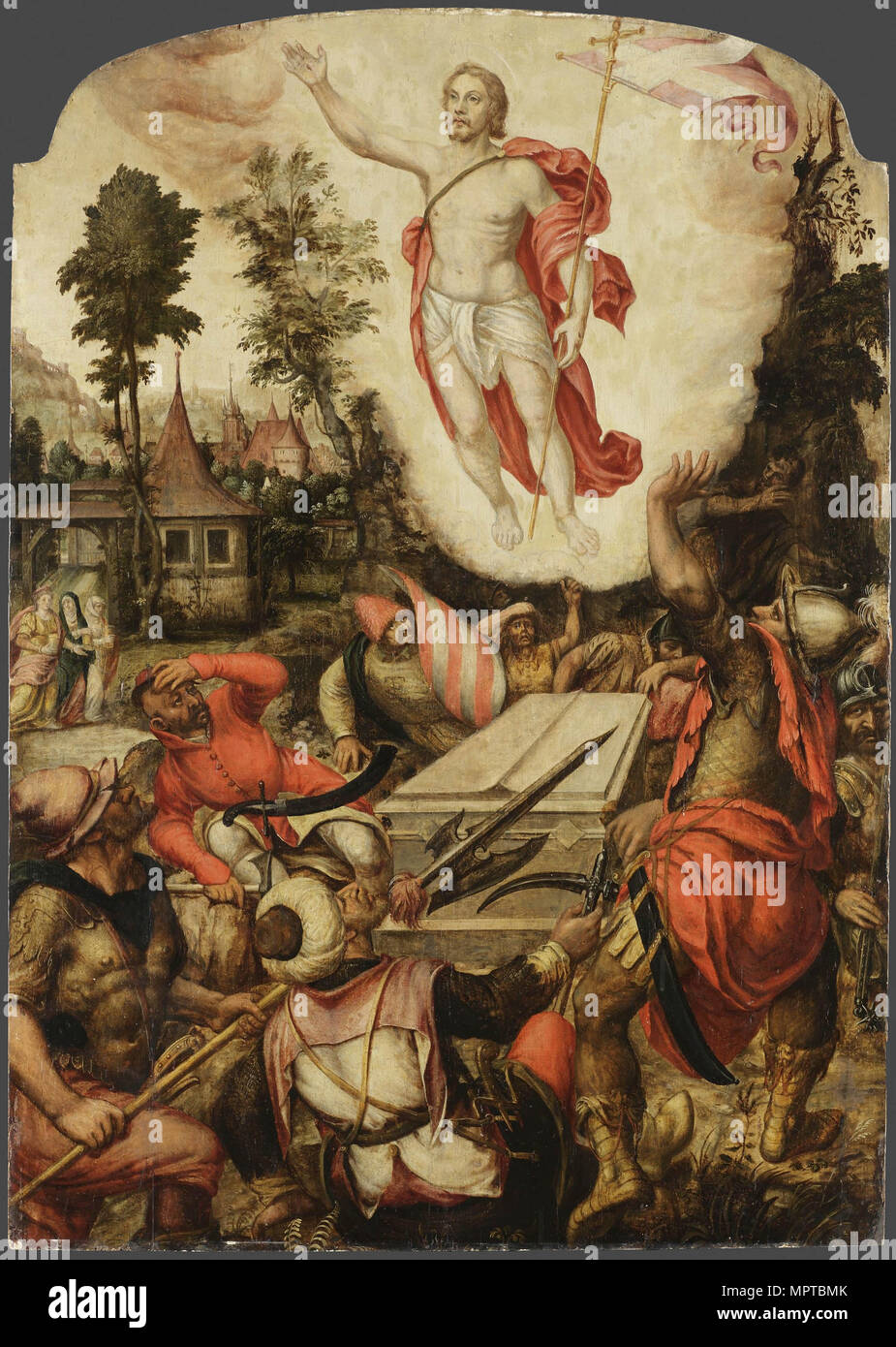 Die Auferstehung Christi. Stockfoto