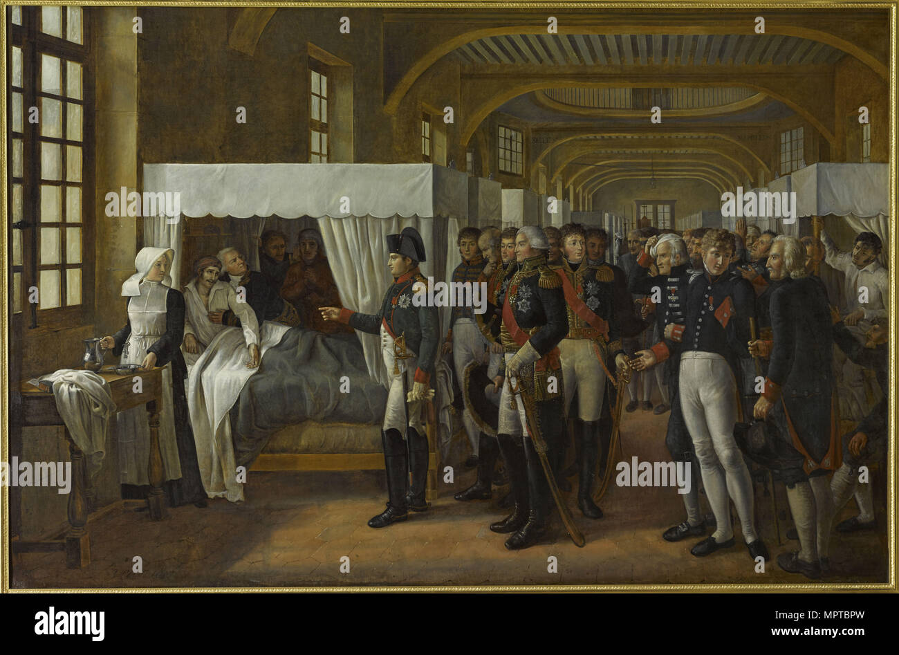 Napoleon I, die in der Krankenstation von Les Invalides, 11. Februar 1808. Stockfoto