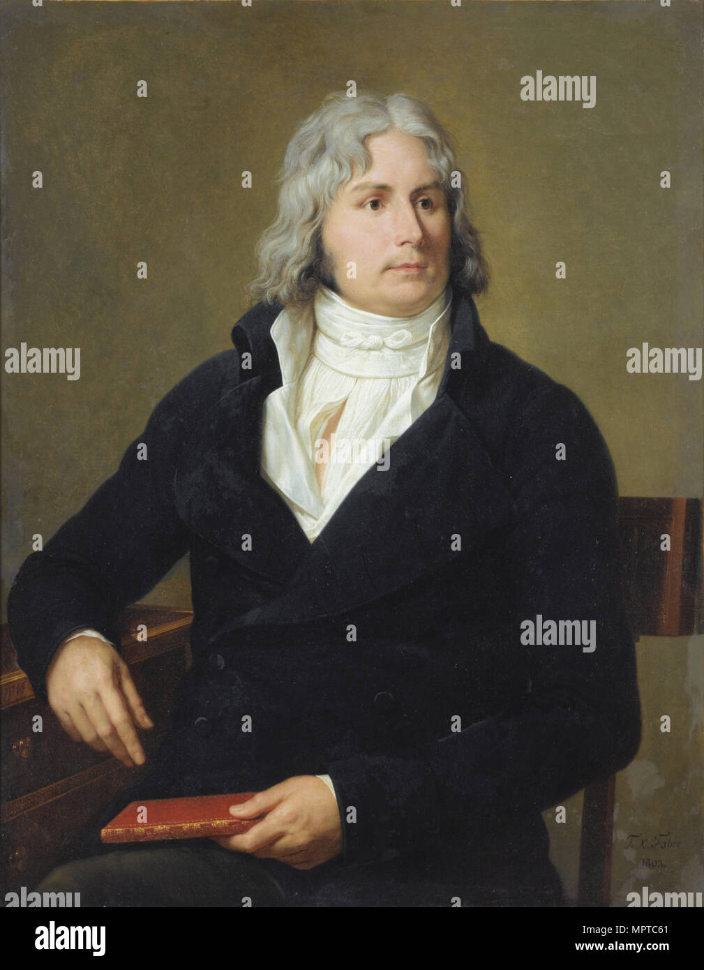 Portrait von Louis-Fran çois Bertin, bekannt als Bertin der Ältere. Stockfoto