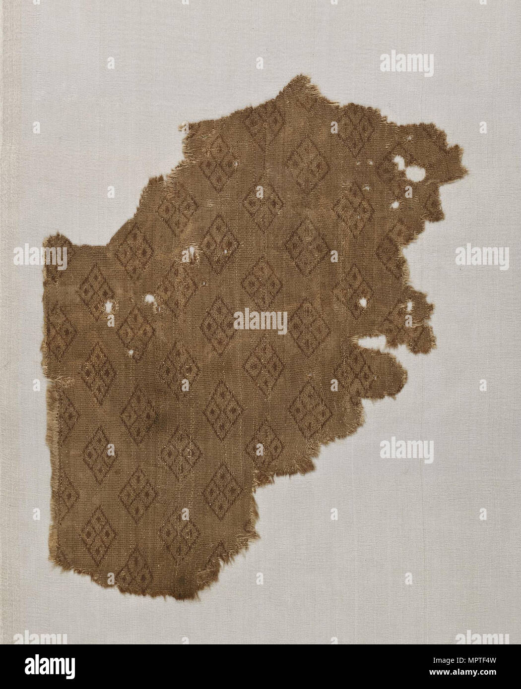 Fragment aus Stoff, 205 v. Chr.. Stockfoto