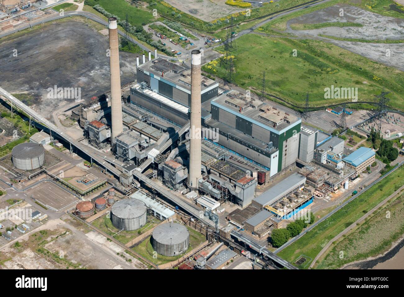 Tilbury B Power Station, Essex, 2015. Artist: Damian Grady. Stockfoto