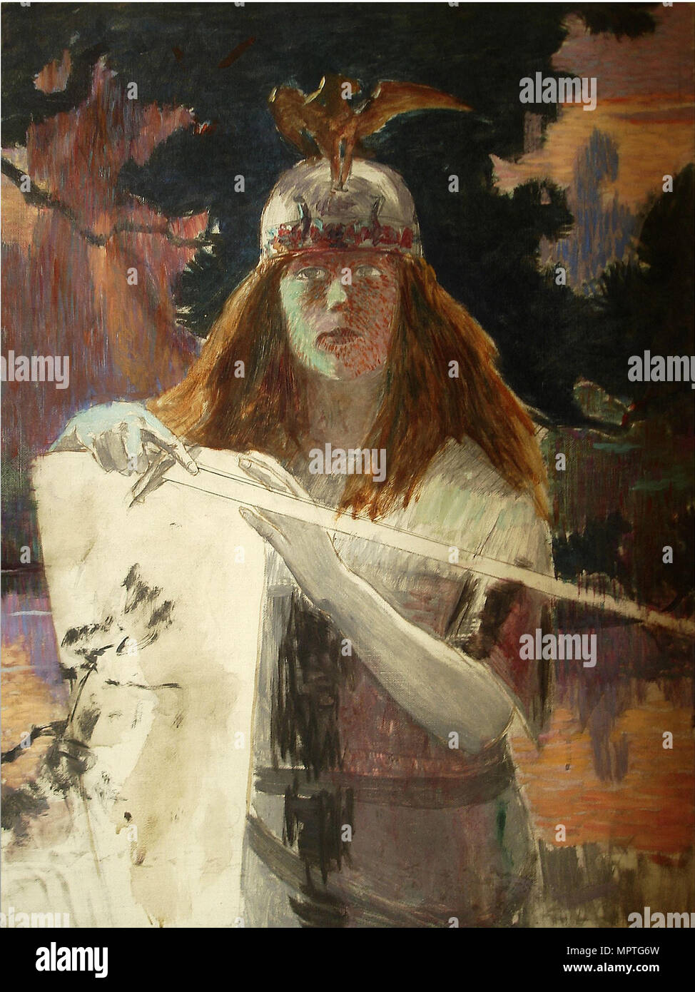 Brunhilde, 1894. Stockfoto