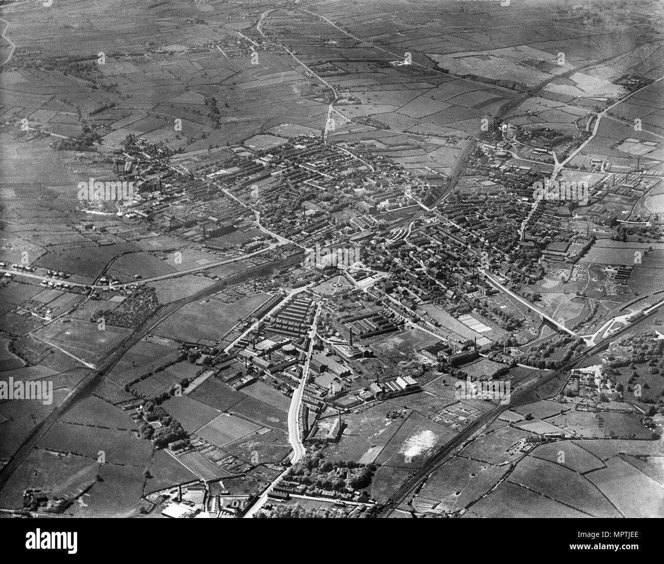 Cleckheaton, Kirklees, West Yorkshire, 1939. Artist: Aerofilms. Stockfoto