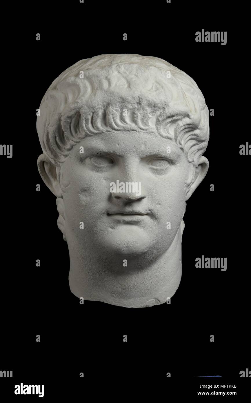 Portrait Leiter des Nero, AD 64-68. Artist: Unbekannt. Stockfoto