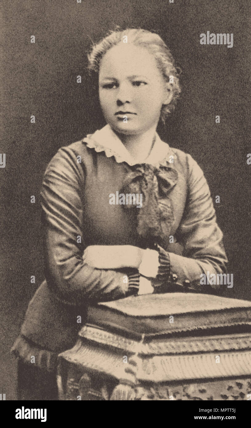 Marie Sklodowska Curie (1867-1934) im Alter von 16 Jahren. Stockfoto