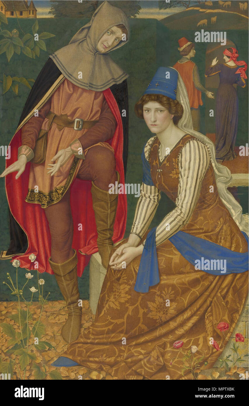 Die Nut-Brown Maid. Stockfoto