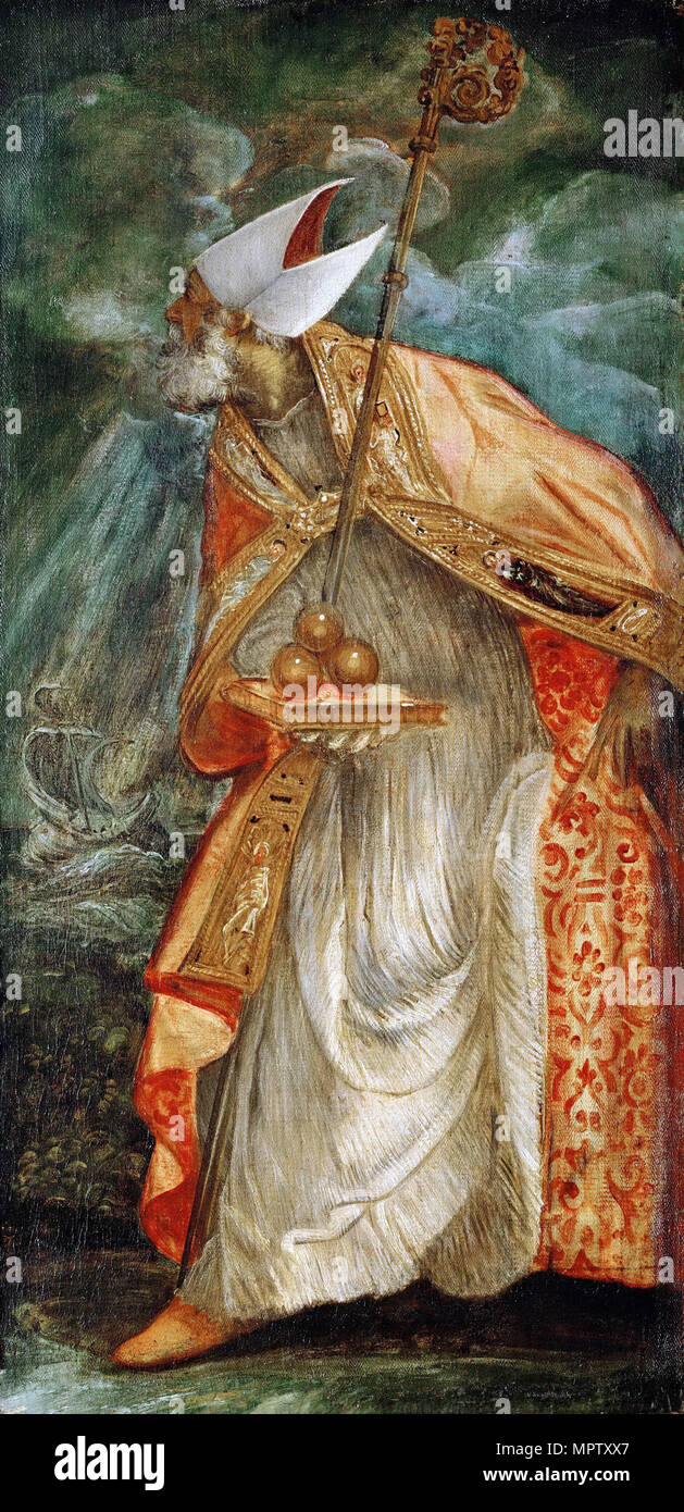 Sankt Nikolaus von Bari. Stockfoto