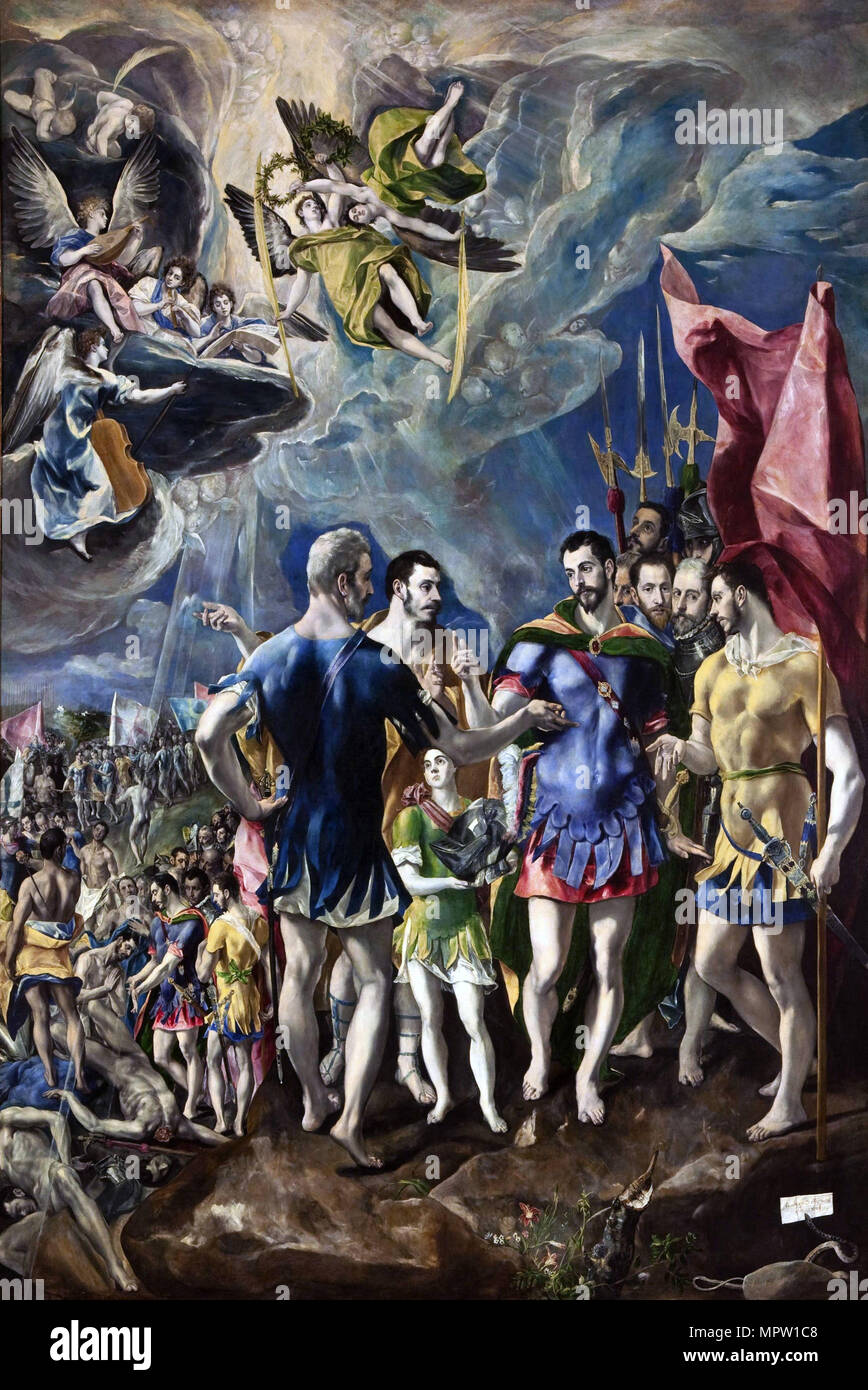Das Martyrium von Saint Maurice, 1580-1582. Stockfoto