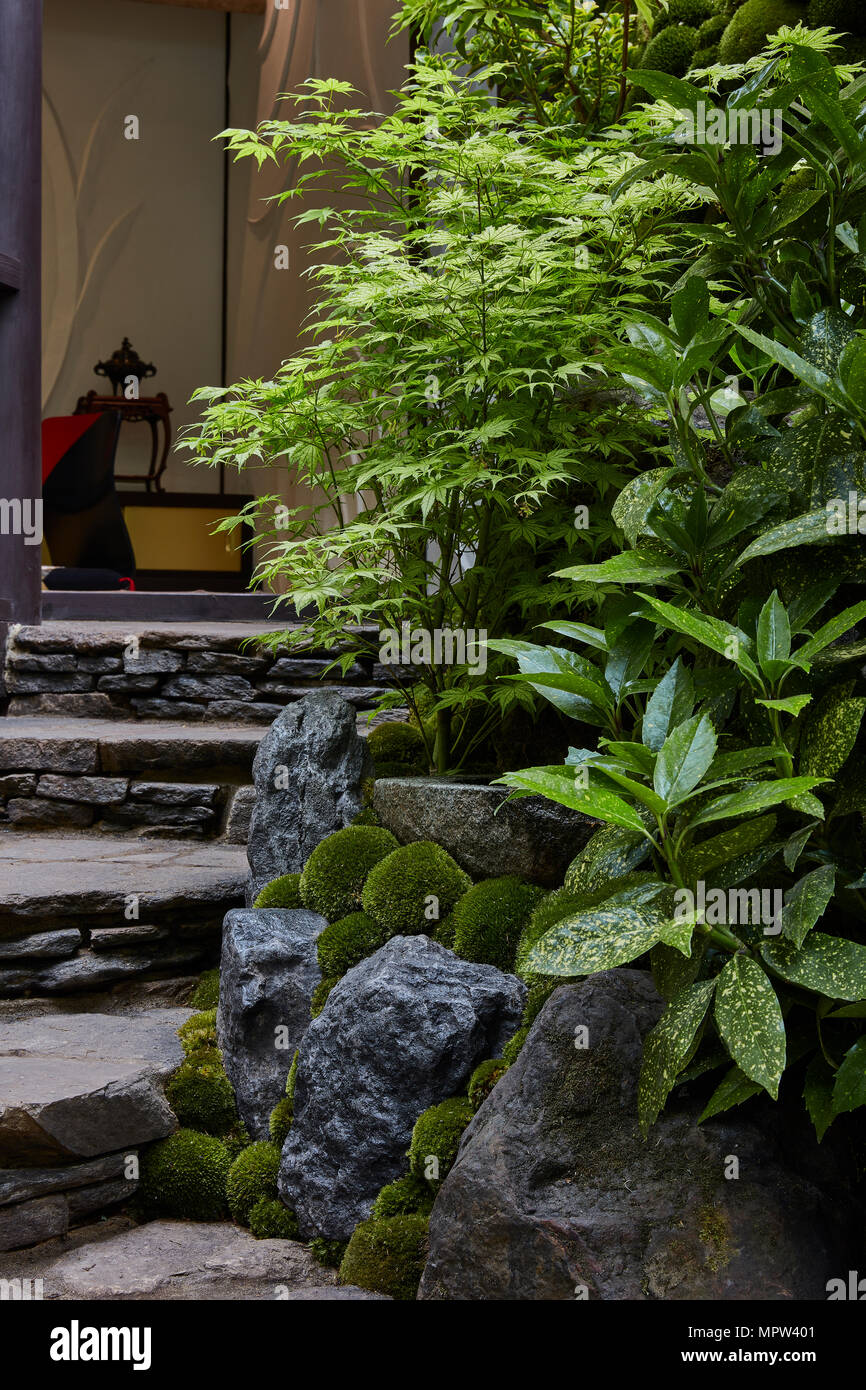NIWA die Gastfreundschaft Garten Chelsea 2018 Stockfoto