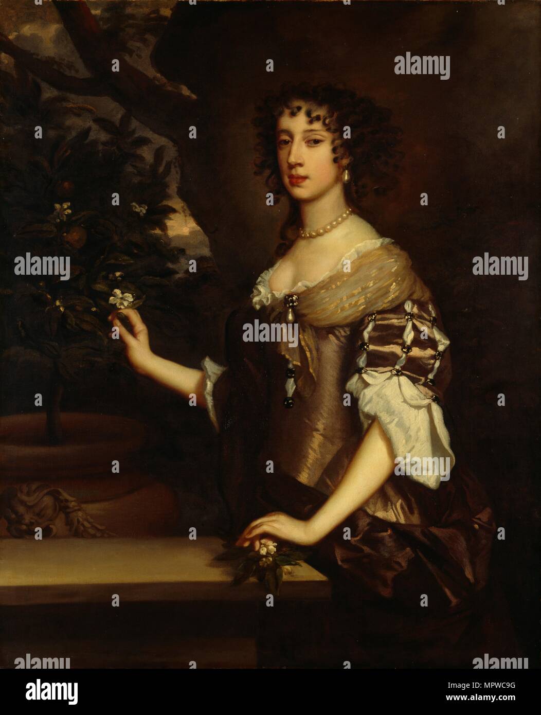 Maria von Modena, Königin von König James II., c 1773-1680. Artist: Peter Lely. Stockfoto