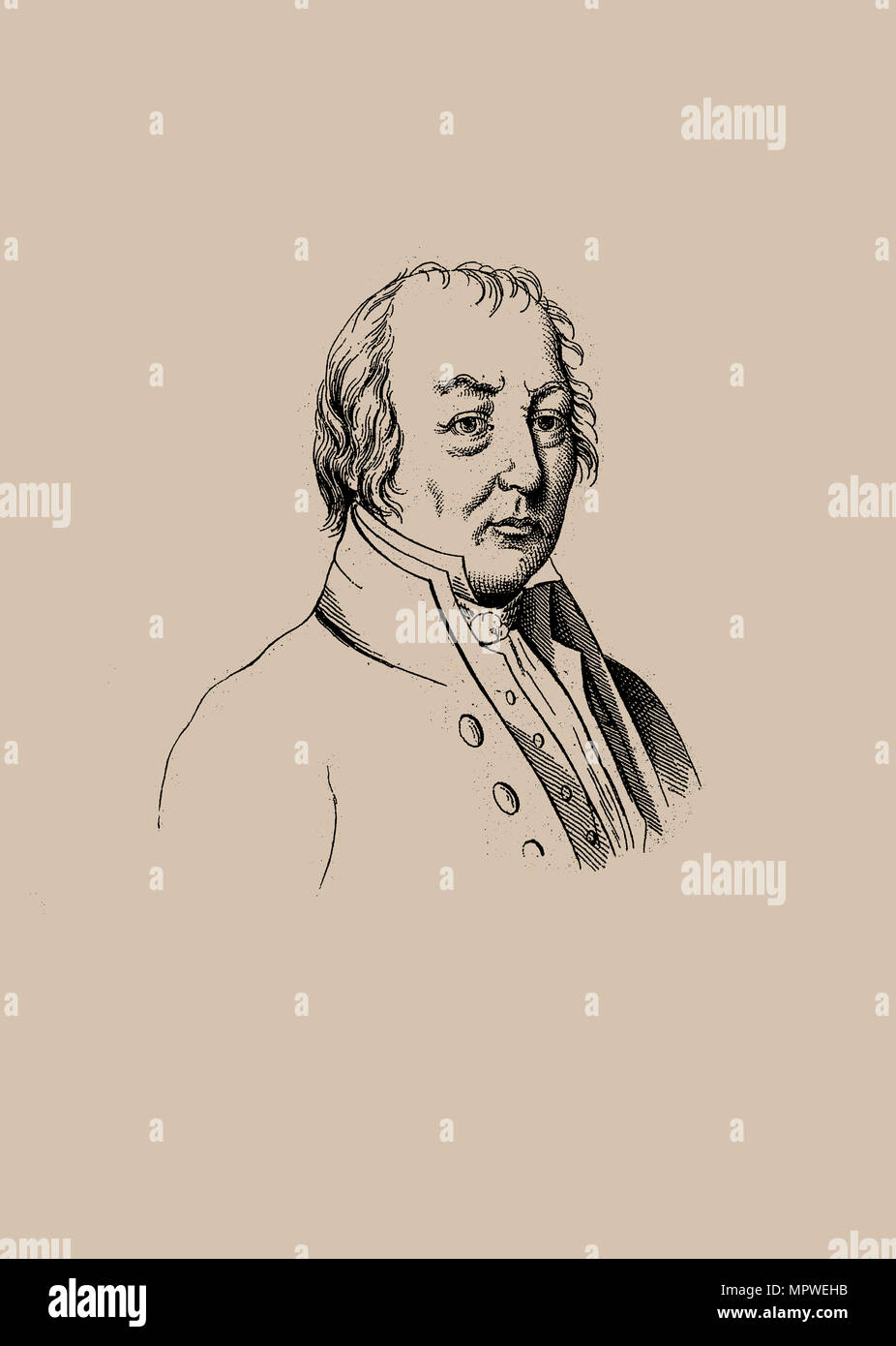 Claude-Louis Berthollet (1748-1822). Stockfoto