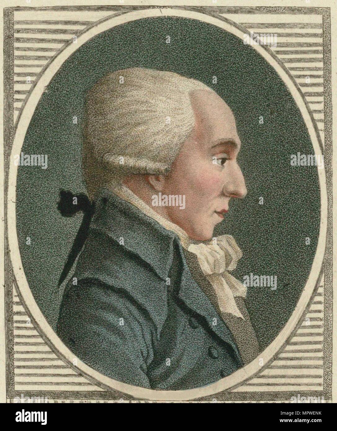 Comte Pierre-Louis Roederer (1754-1835), 1792. Stockfoto