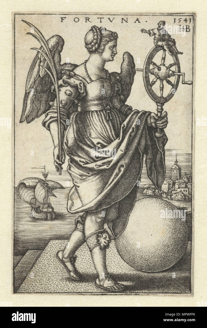 Fortuna, 1541. Stockfoto