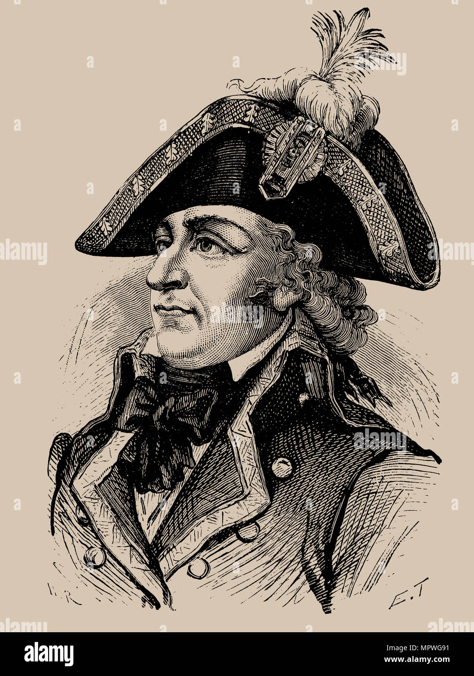 General Pierre Riel, Marquis de Beurnonville (1752-1821), 1889. Stockfoto