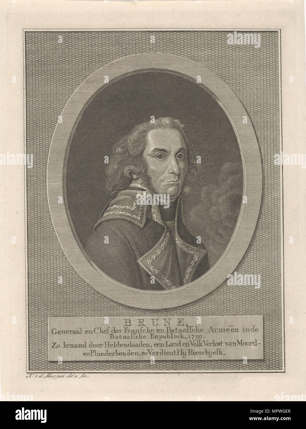 Guillaume Marie-Anne Brune (1763-1815), 1799. Stockfoto