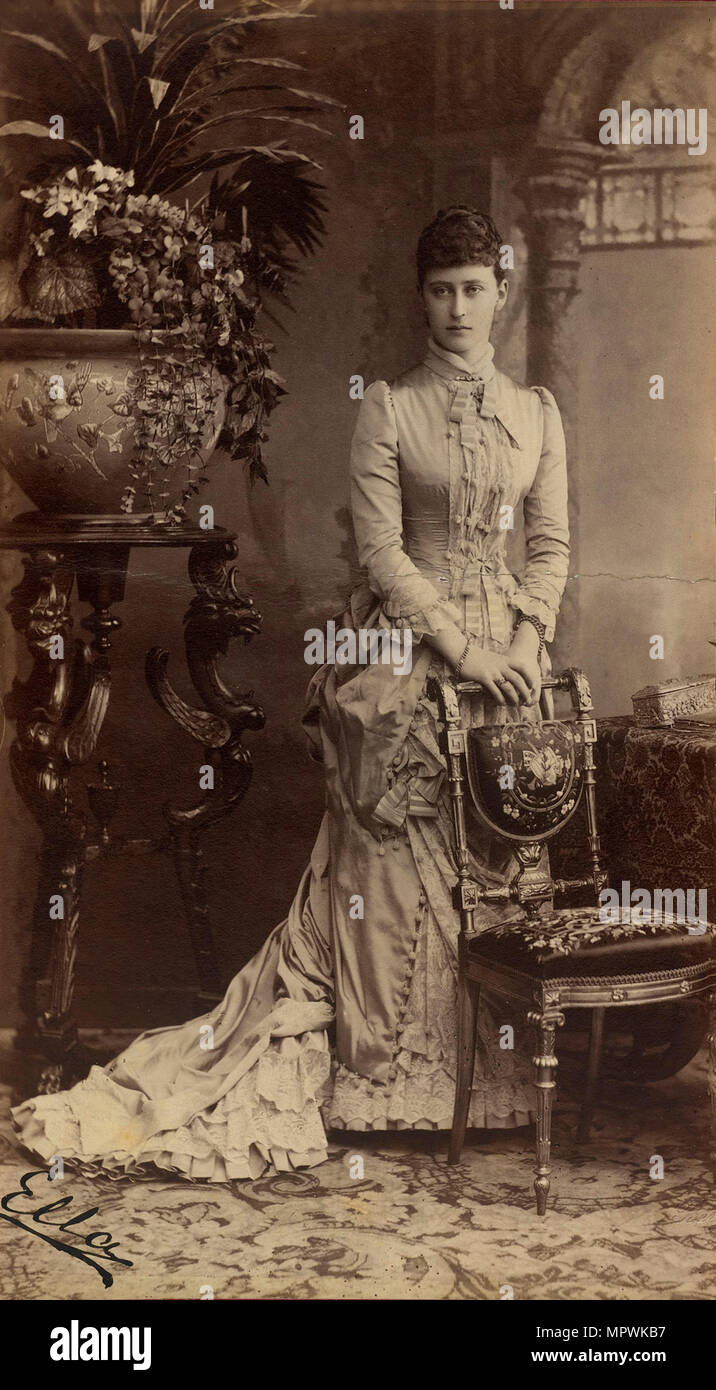 Porträt der Großherzogin Elisabeth Fyodorovna (1864-1918), Prinzessin Elisabeth von Hessen und bei Rhein Stockfoto