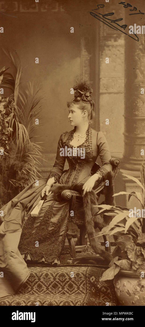 Porträt der Großherzogin Elisabeth Fyodorovna (1864-1918), Prinzessin Elisabeth von Hessen und bei Rhein Stockfoto