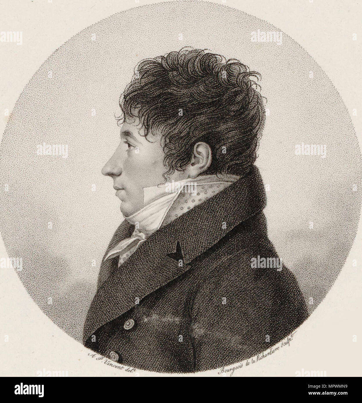 Portrait des Komponisten Louis Adam (1758-1848), 1810. Stockfoto