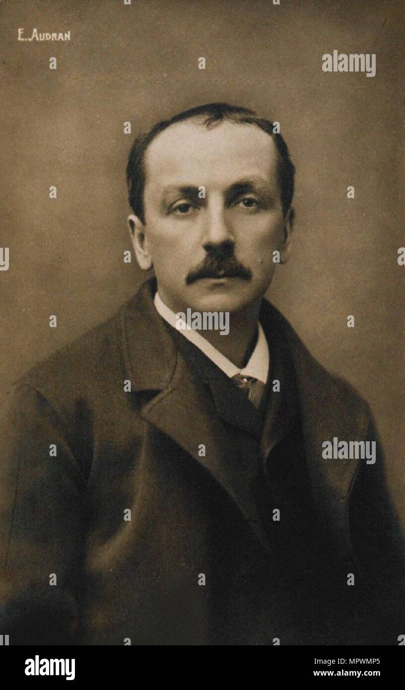 Portrait des Komponisten Edmond Audran (1842-1901), C. 1890. Stockfoto