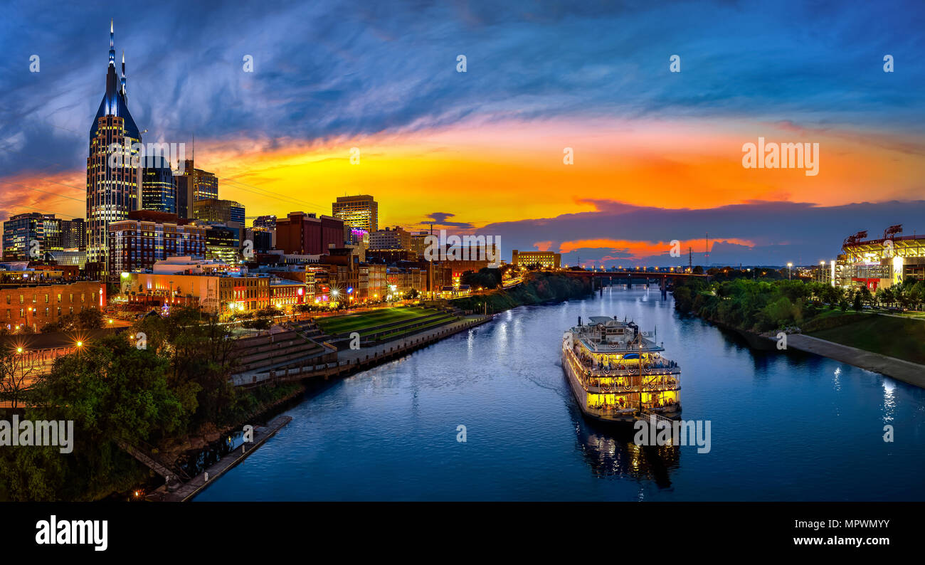 Nashville Skyline Stockfoto