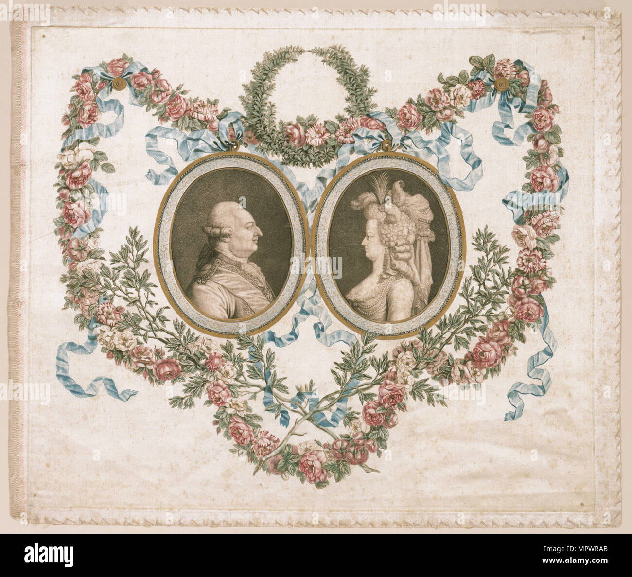 Ludwig XVI. und Marie Antoinette, ca 1781. Stockfoto