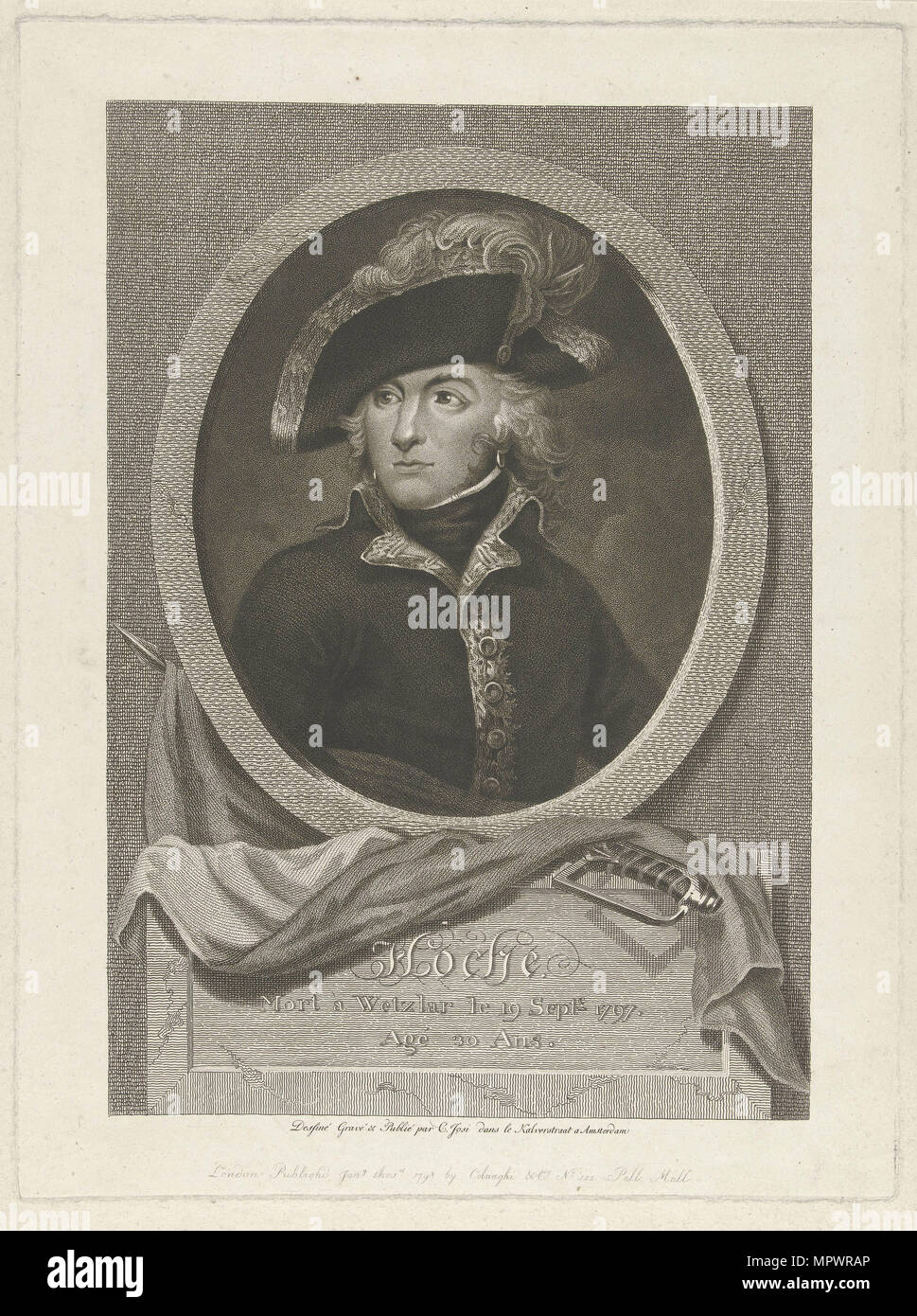 Louis-Lazare Hoche (1768-1797), 1798. Stockfoto
