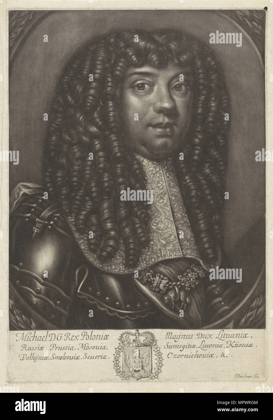 Michal Korybut Wisniowiecki (1640-1673), König von Polen und Großfürst von Litauen, 1699. Stockfoto