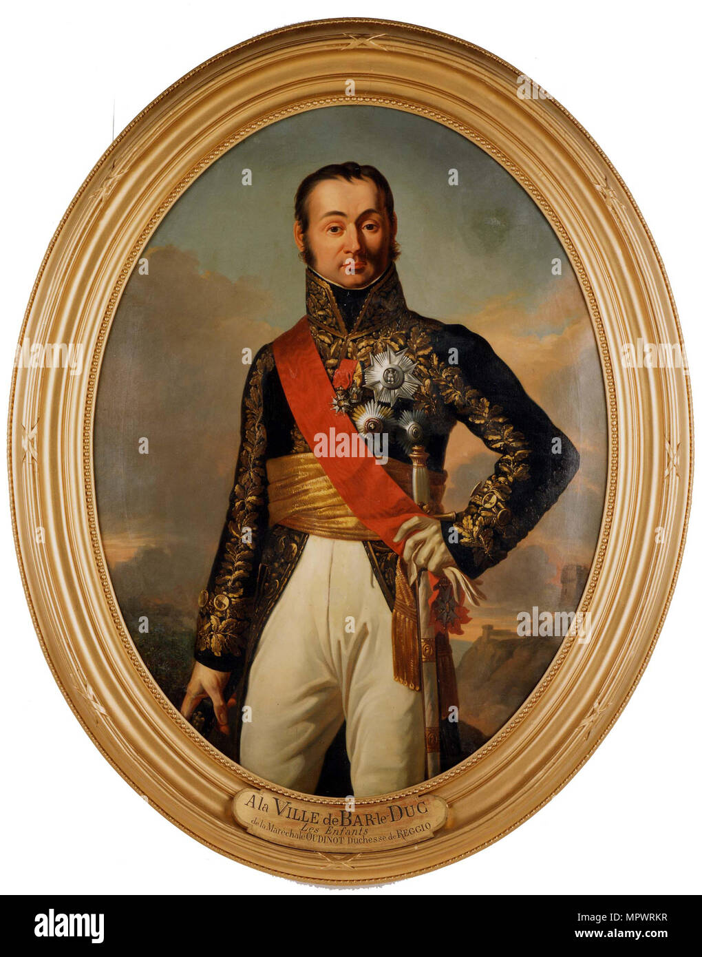 Nicolas-Charles Oudinot, duc de Reggio (1767-1847). Stockfoto