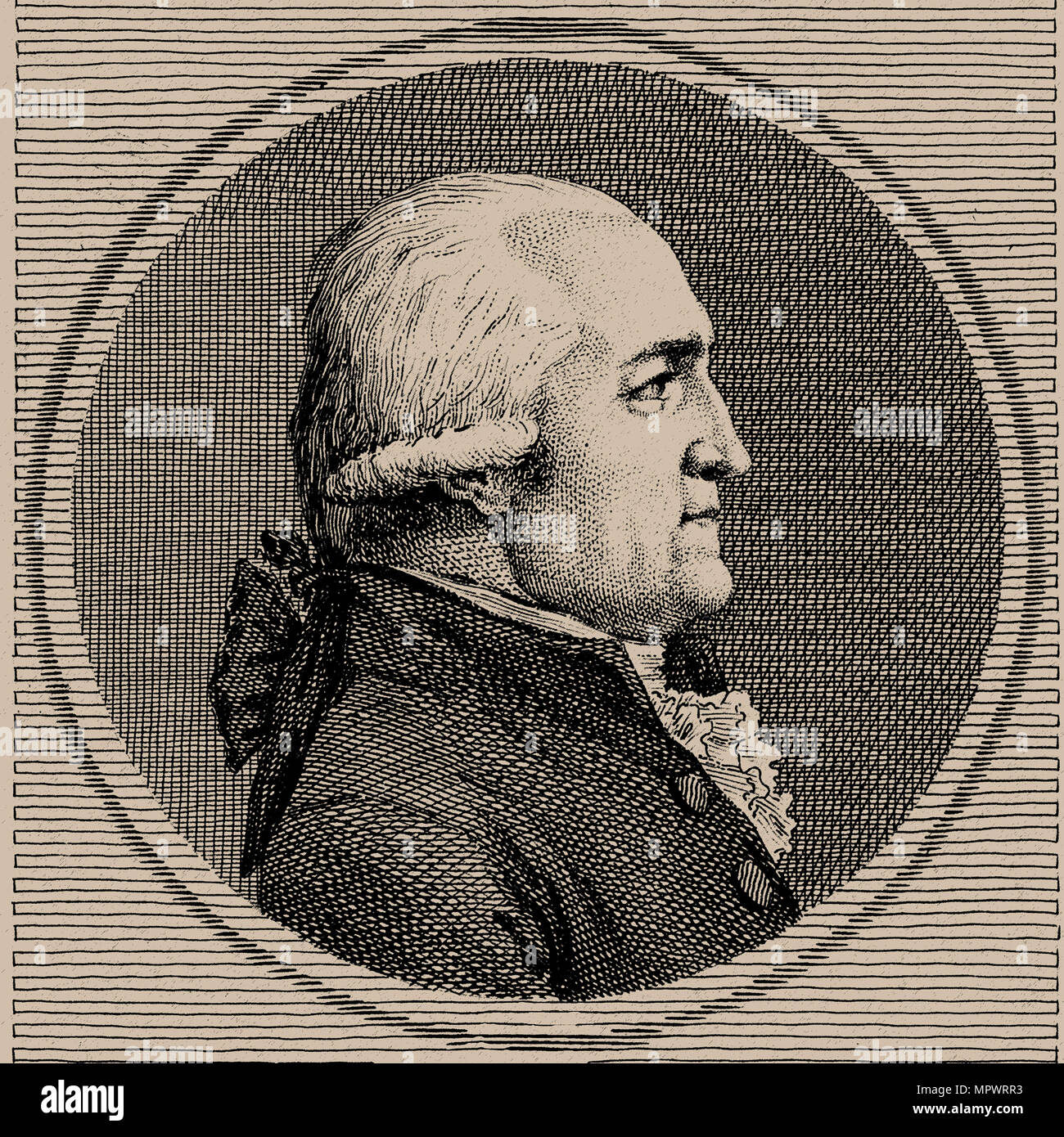 Pierre Samuel Du Pont de Nemours (1739-1817), 1789. Stockfoto