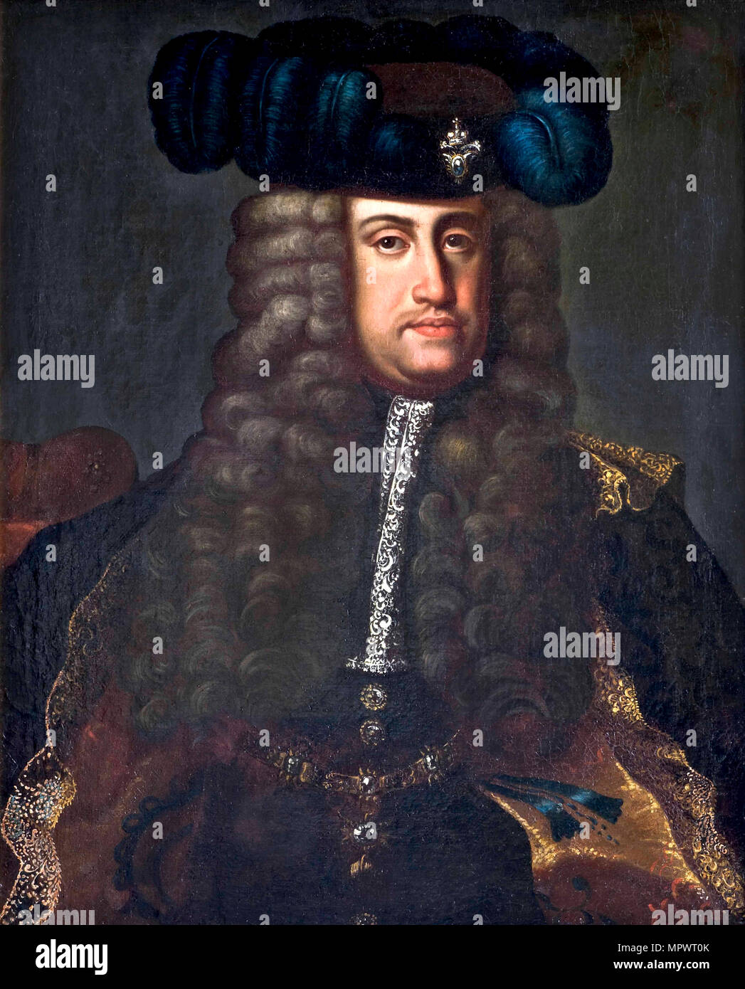 Porträt von Charles VI (1685-1740), Kaiser des Heiligen Römischen Reiches, 1735-1739. Stockfoto