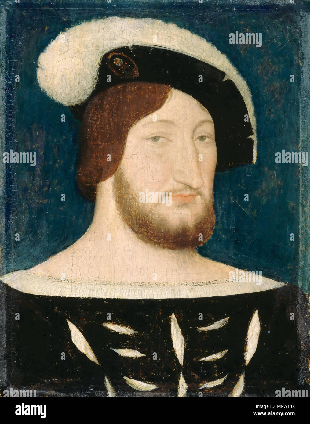 Porträt von Franz I. (1494-1547), König von Frankreich, Herzog von Bretagne, Graf von Provence, C. 1525. Stockfoto