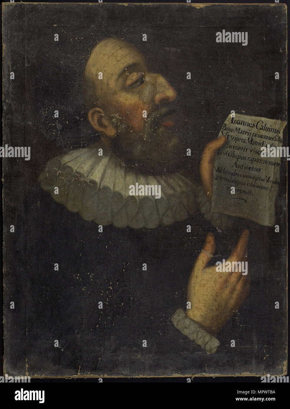 Portrait von Johannes Calvin (1509-1564), 1559. Stockfoto