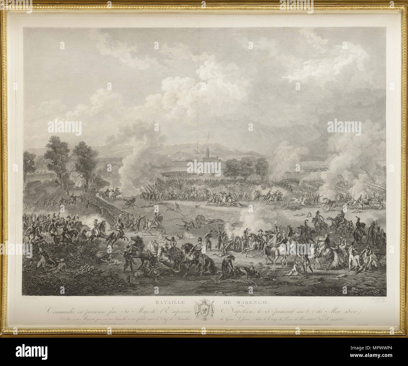 Der Schlacht von Marengo am 14. Juni 1800, 1800. Stockfoto