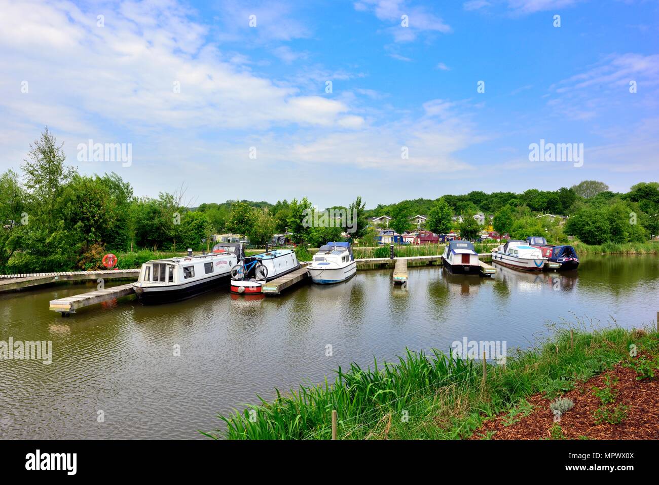 Mercia Marina Lee Derbyshire, England Großbritannien Stockfoto