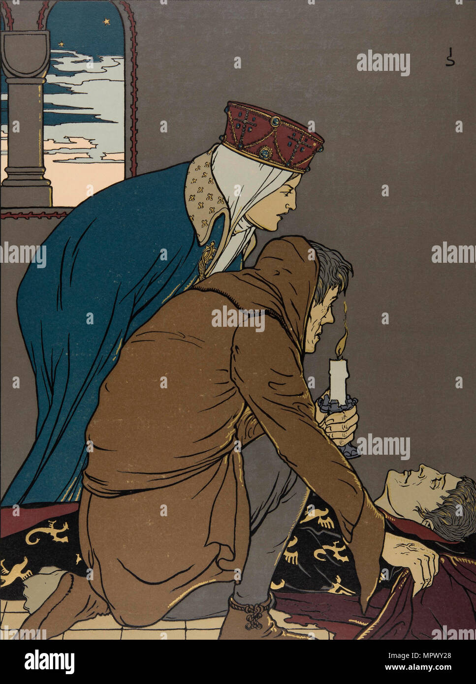 Abbildung: Die Nibelungen, 1898-1901. Stockfoto