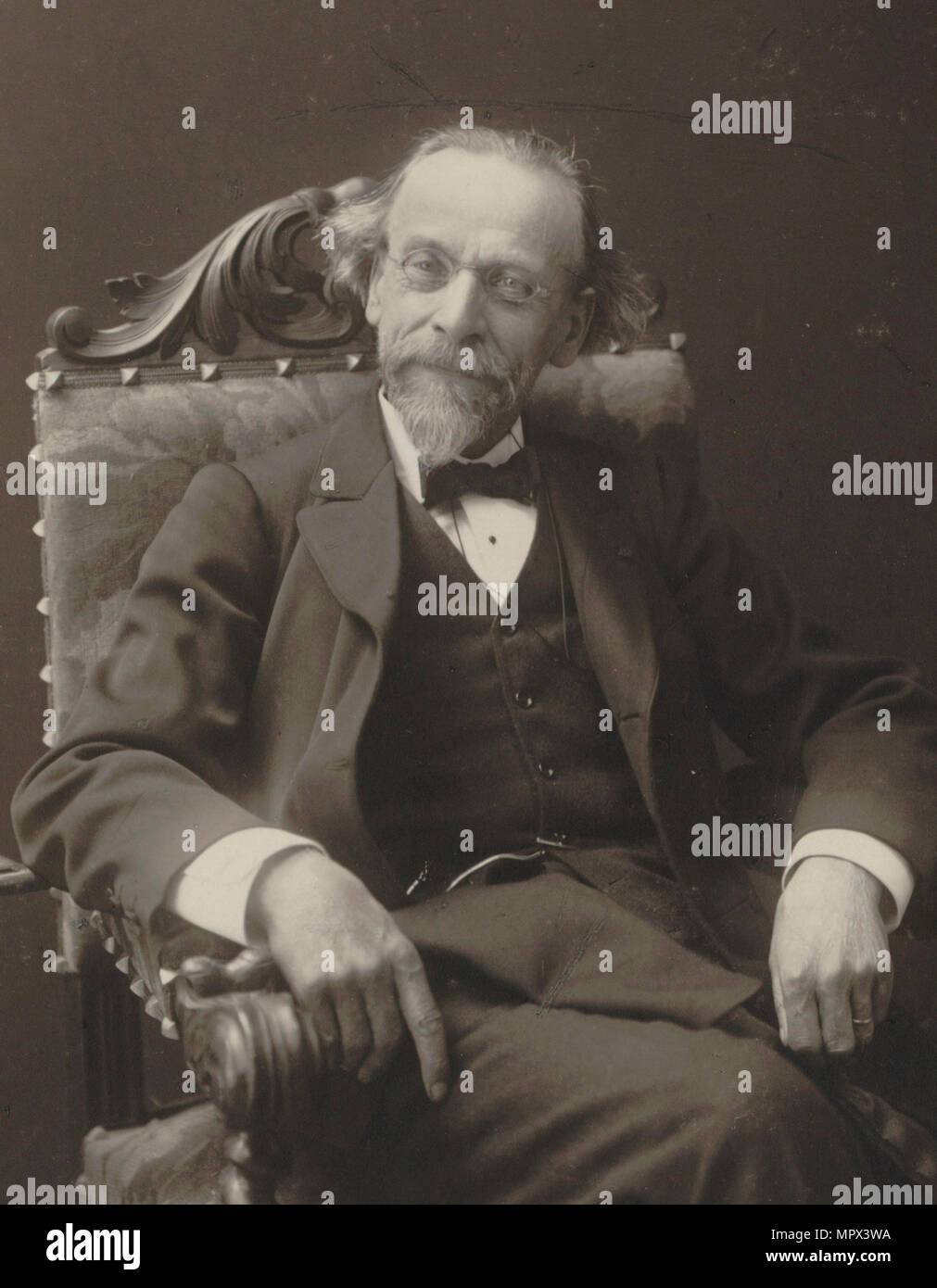 Portrait des Komponisten Louis Albert Bourgault-Ducoudray (1840-1910), 1910. Stockfoto