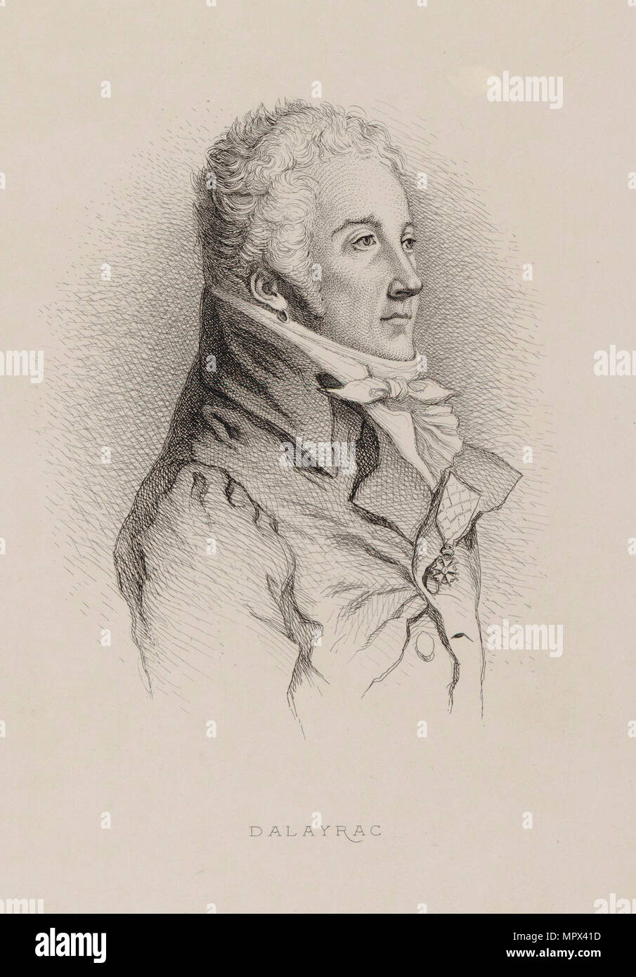 Portrait des Komponisten Nicolas Dalayrac (1753-1809), frühe 19. Cen.. Stockfoto