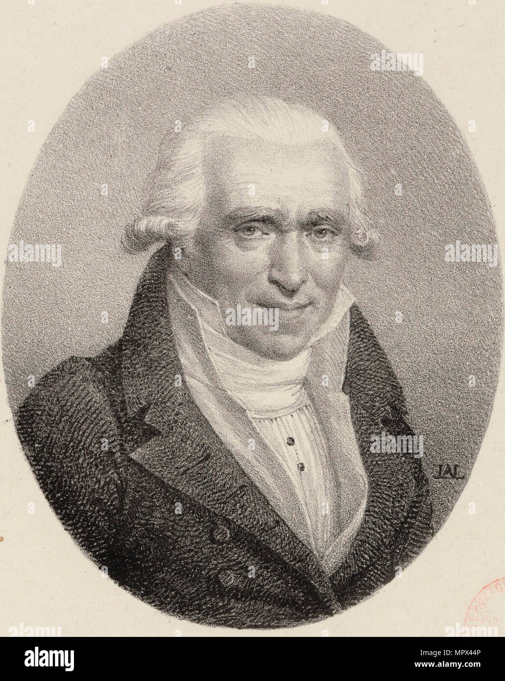 Porträt des Cellisten und Komponisten Jean Louis Duport (1749-1819). Stockfoto