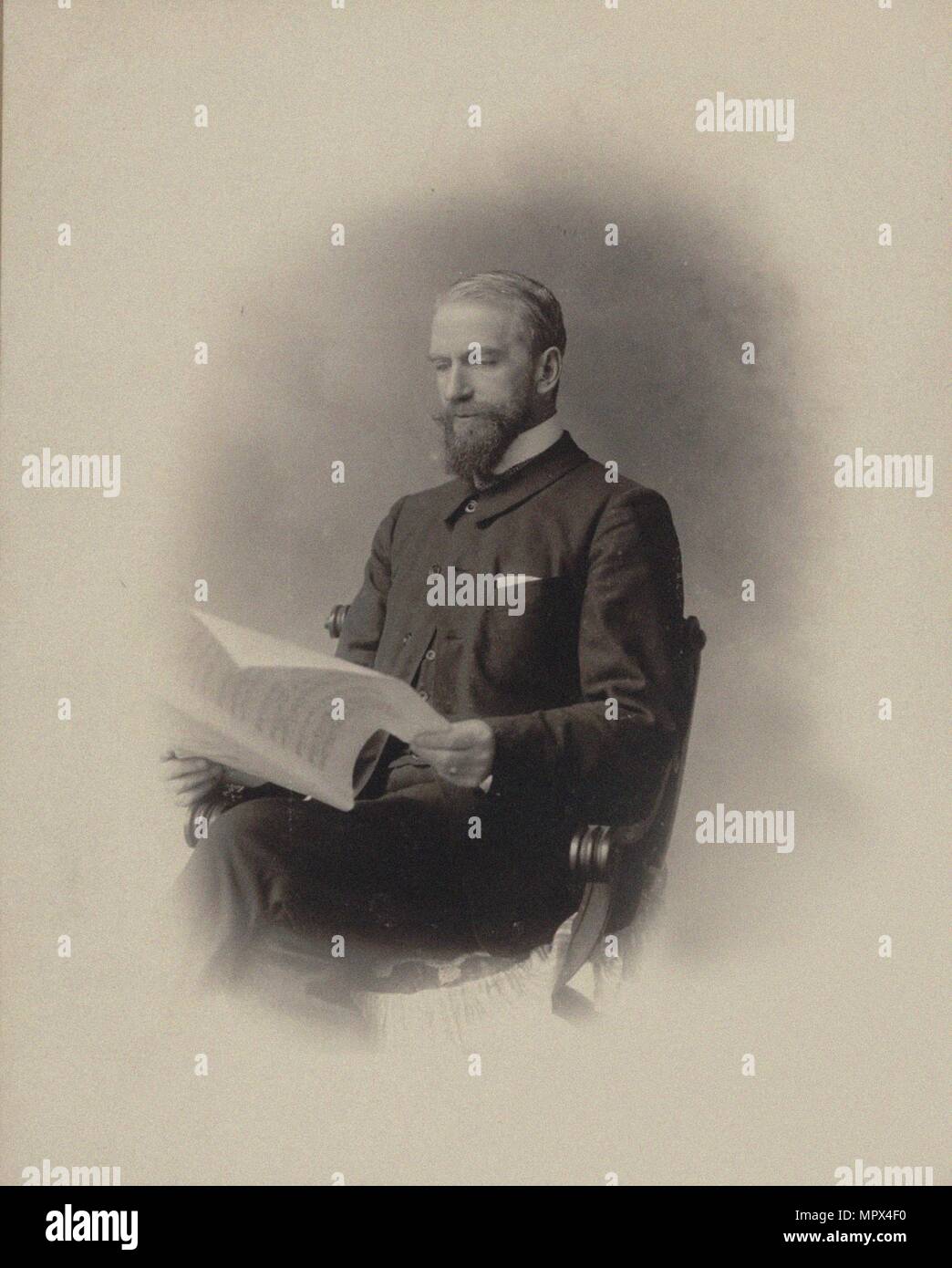 Porträt des Organisten und Komponisten Alexandre Georges (1850-1938), 1903. Stockfoto