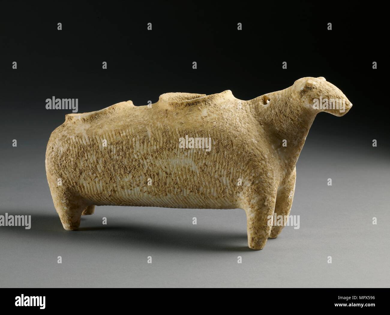 Zoomorphe (Schaf) Kernos, frühe Kykladen ich Periode, c 3100-2800 v. Chr.. Artist: Unbekannt. Stockfoto